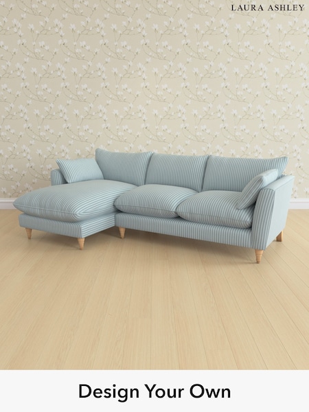 Lyme Regis/Seaspray Blue Casterton By Laura Ashley (Q77351) | £2,375