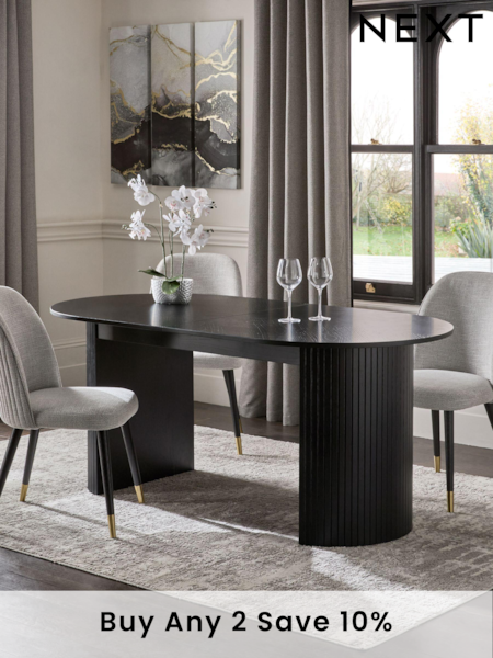 Black Extending Dining Table (Q78190) | £925