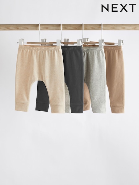 Neutral Baby Leggings 4 Pack (0mths-2yrs) (Q78226) | £13 - £15