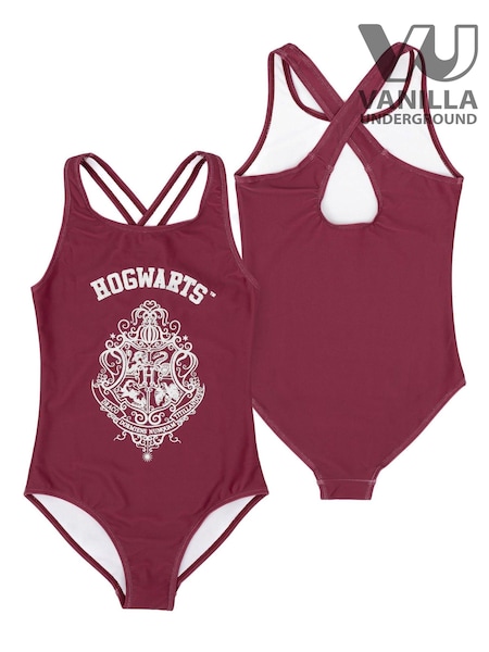 Vanilla Underground Red Girls Harry Potter Swimsuit (Q78523) | £17