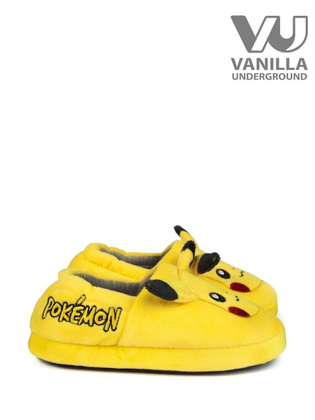Vanilla Underground Yellow Pokemon Winter Slippers (Q78524) | £17