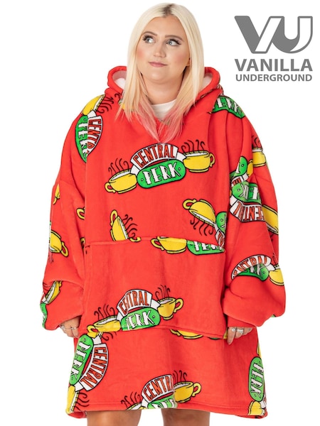 Vanilla Underground Red Friends Adult Blanket Hoodie (Q78549) | £54
