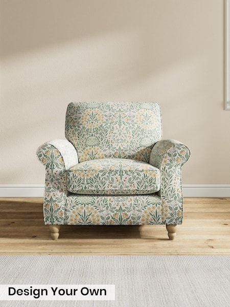Daisy and Oak by Morris and Co/Thyme Green - Ashford