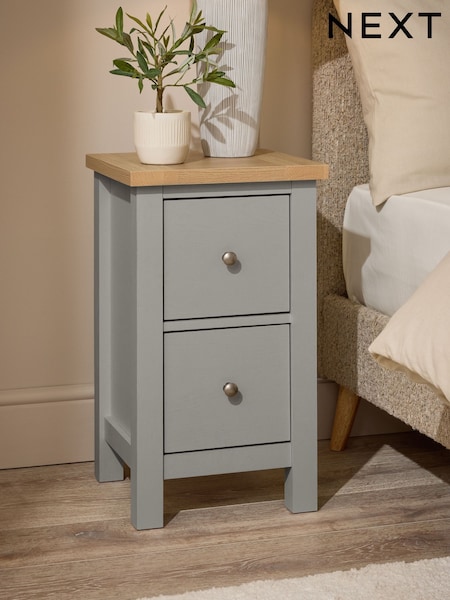 Dove Grey Malvern Paint Effect Set of 2 Bedside Table (Q78704) | £250