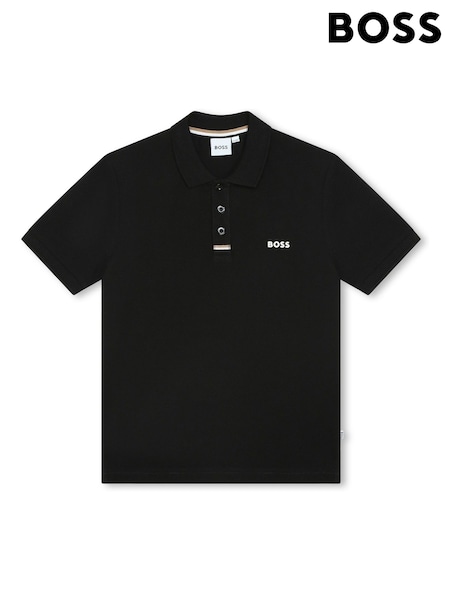 BOSS Black Short Sleeved Logo Polo Shirt (Q78888) | £69 - £80