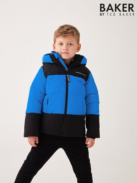 Baker By Ted Baker Shower Resistant Colourblock Padded Coat (Q79261) | £38 - £42