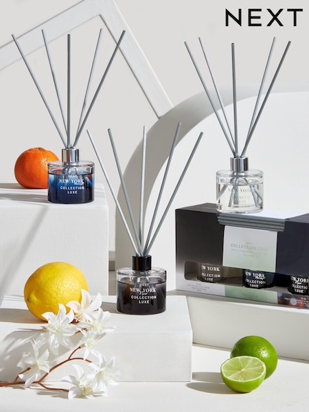 Set of 3 Collection Luxe New York 40ml Reed Diffuser Trio (Q79303) | £20