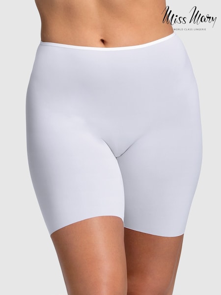 Miss Mary of Sweden White Cool Sensation Long Leg Shaper Knickers (Q79537) | £25