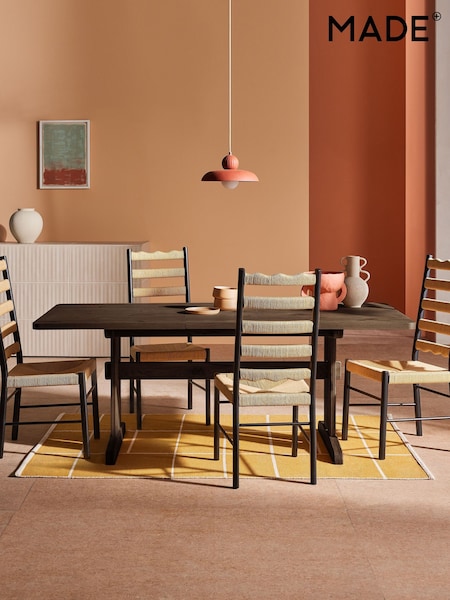 MADE.COM Dark Oak Quinn 6 to 8 Seater Dining Table (Q79795) | £799