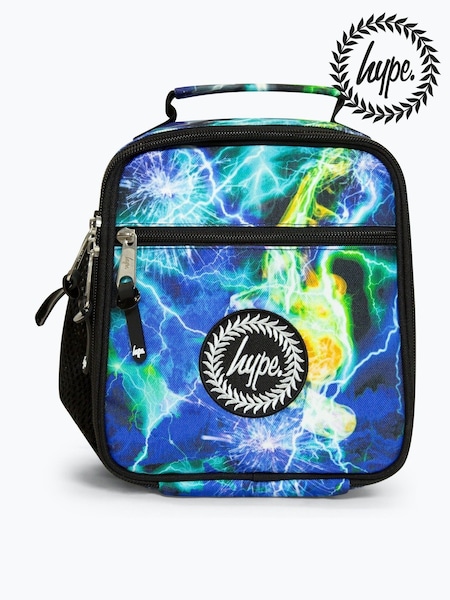 Hype. Unisex Blue Multi Lightning Storm Lunch Box (Q80123) | £18