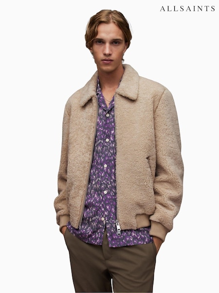 AllSaints Natural Charlie Shearling Jacket (Q80601) | £899