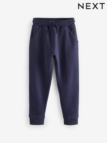 Navy Soft Jersey Regular Fit Joggers (3-16yrs) (Q80994) | £10 - £15