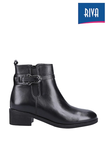 Riva Emily Black Boots (Q81213) | £105