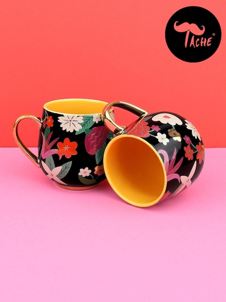 Tache Set of Rounded Floral Mugs (Q81217) | £28