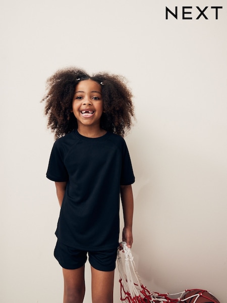 Black Sports T-Shirt (3-16yrs) (Q81349) | £5 - £8