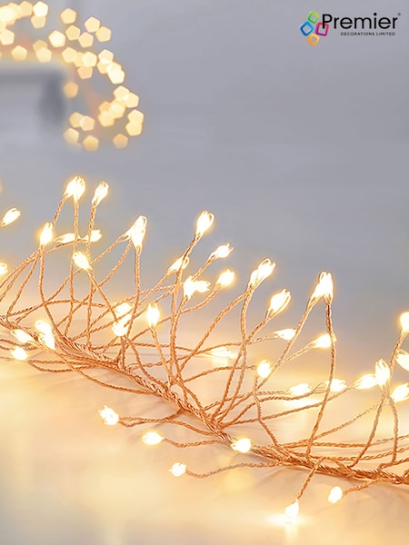 Premier Decorations Ltd White Warm 288 UltraBright LED Christmas Lights 1.8M (Q81970) | £24