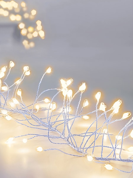 Premier Decorations Ltd White Warm 430 LEDs UltraBright Garland Christmas Lights with Timer (Q81976) | £28