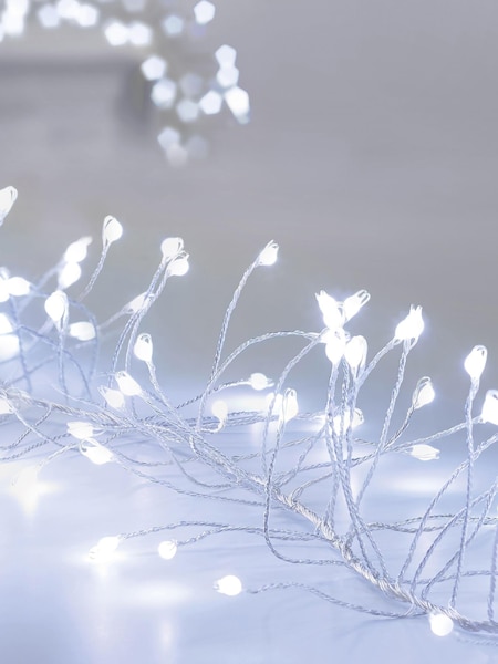 Premier Decorations Ltd White Brite 288 LEDs Wire Lit UltraBright Garland Christmas Lights with Timer (Q81994) | £22