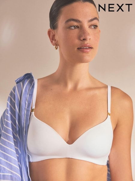 White Ultimate Comfort Brushed Ultimate Comfort Bra A-E (Q82275) | £18