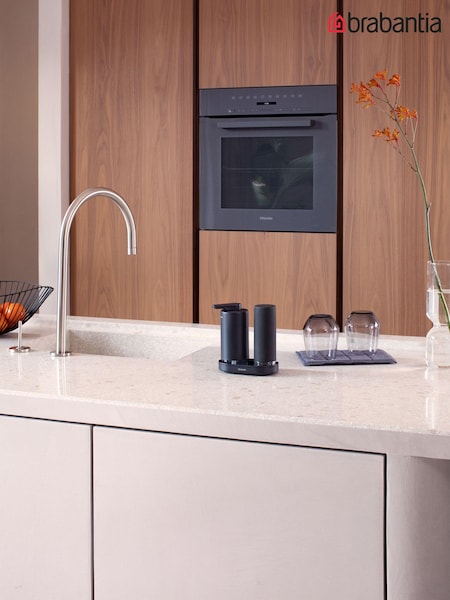 Brabantia Grey SinkStyle Soap Dispenser Set (Q82451) | £45