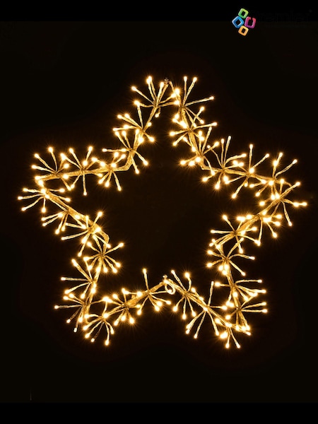 Premier Decorations Ltd Warm White 60cm Star Cluster with 240 LEDs Christmas Lights (Q82628) | £50