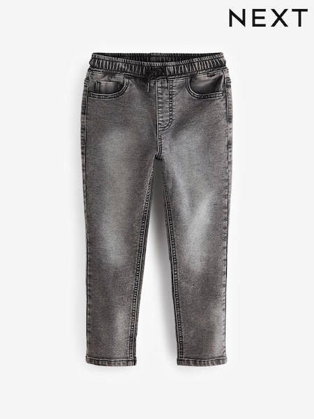 Grey Regular Fit Stretch Elasticated Waist Jeans (3-16yrs) (Q82838) | £13 - £18