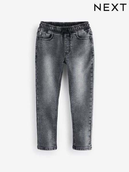 Grey Skinny Fit Stretch Elasticated Waist Jeans (3-16yrs) (Q82842) | £13 - £18