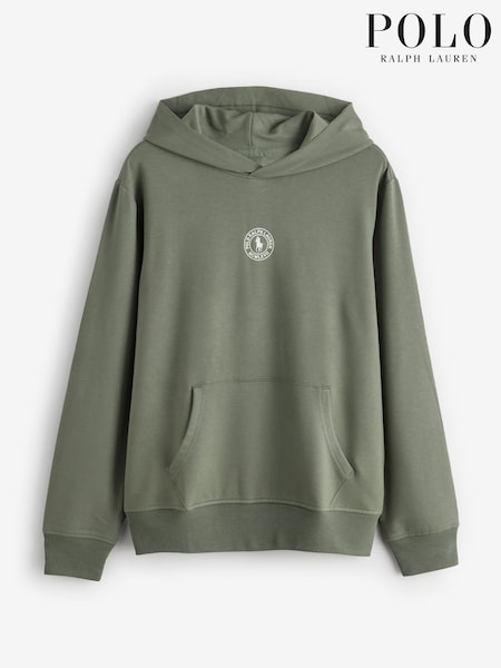 Green - Regular Polo Ralph Lauren Lounge Pony Player Logo Hoodie