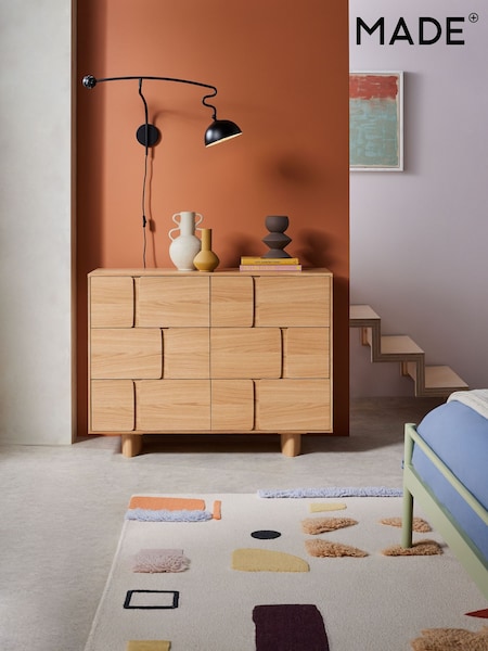 MADE.COM Oak Cory Chest of 6 Drawer Drawers (Q83063) | £859