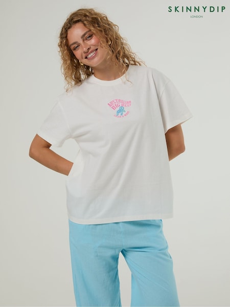 White - Skinnydip Disney Finding Nemo Catch The Current T-shirt