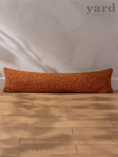 Yard Ginger Brown Cabu Boucle Shearling Draught Excluder (Q83981) | £20