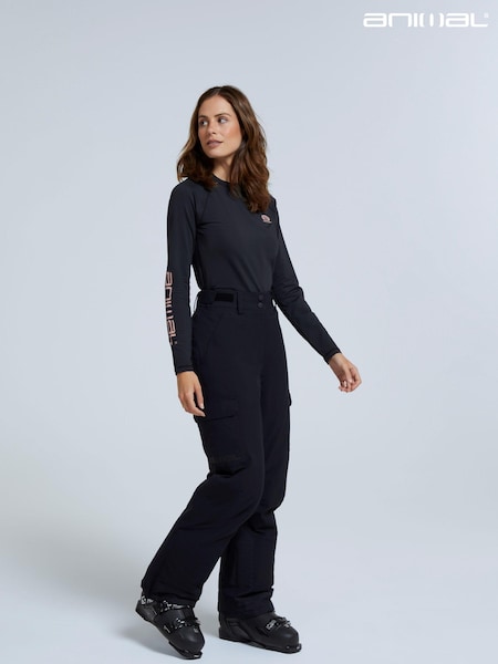 Animal Black Womens Glaze Snow Trousers (Q84670) | £99