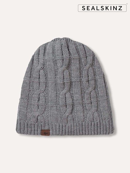 Sealskinz Blakeney Waterproof Cold Weather Cable Knit Beanie (Q85017) | £30