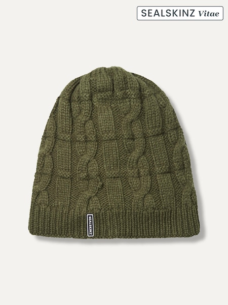 Sealskinz Blakeney Waterproof Cold Weather Cable Knit Beanie (Q85052) | £30