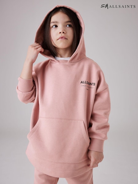 smALLSAINTS Mid Pink Girls Underground Etienne 100% Cotton Hoodie (Q86268) | £35 - £39