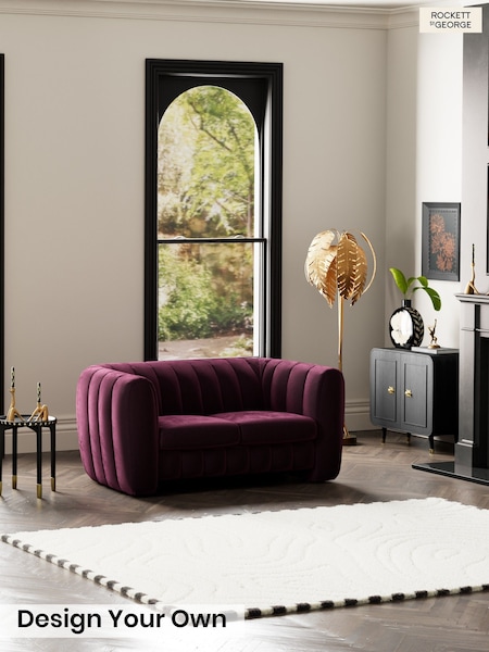 Luxe Vintage Velvet/Noir Plum Purple - The Bowie By Rockett St George