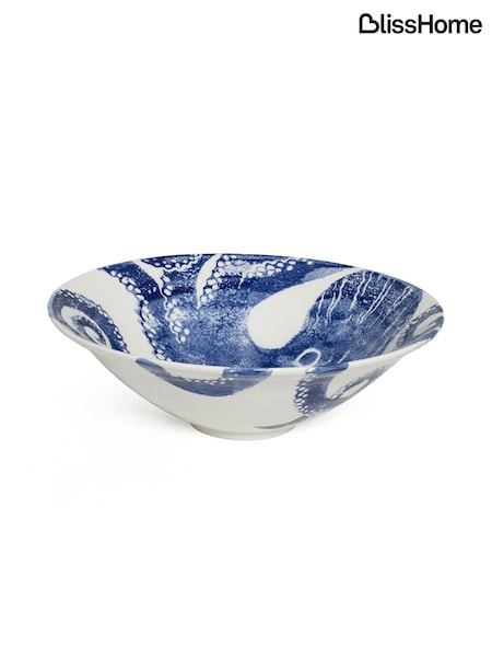 BlissHome Blue Creatures Salad Bowl Octopus (Q87364) | £53