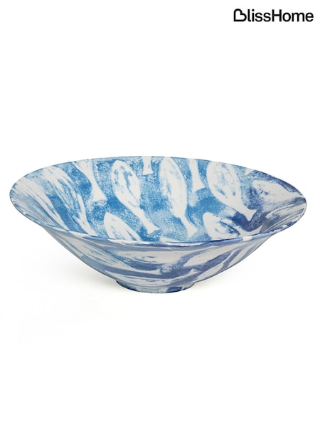 BlissHome Blue Creatures Salad Bowl Shoal Fish (Q87376) | £53