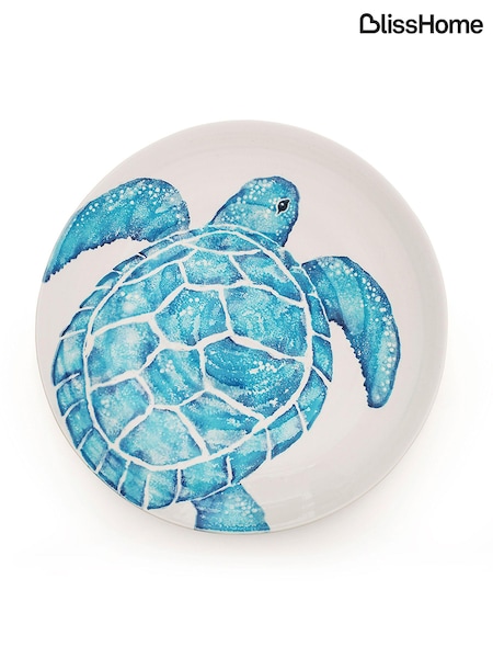 BlissHome Blue Creatures XL Serving Bowl Turtle (Q87386) | £83