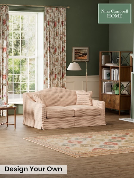 Vera Diamond Weave/Spice Orange - Tedworth By Nina Campbell