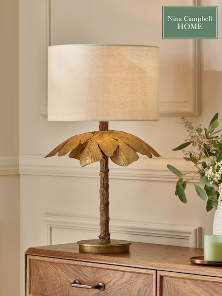 Nina Campbell Gold (Metal) Tamiami Table Lamp (Q90073) | £170
