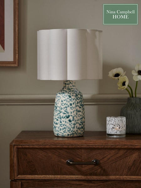 Nina Campbell Blue Chester Table Lamp (Q90082) | £95