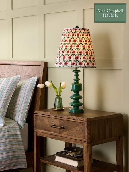 Nina Campbell Green Firle Table Lamp (Q90113) | £120