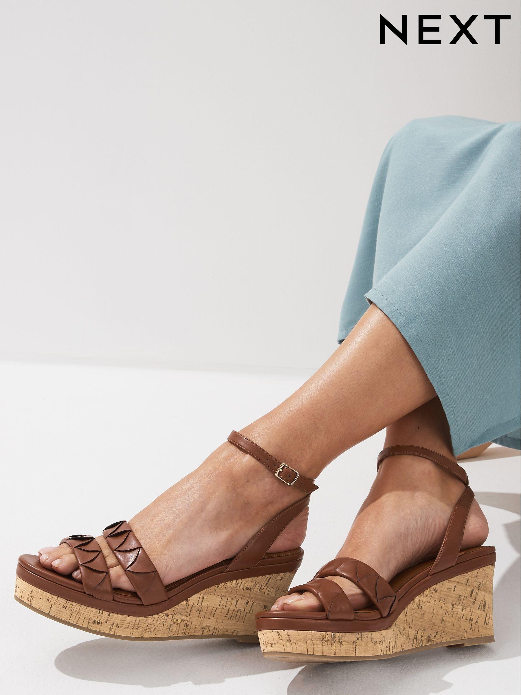 Tan suede wedges clearance