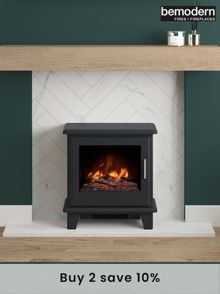 Be Modern Black Southgate Freestanding Electric Stove (Q90373) | £635