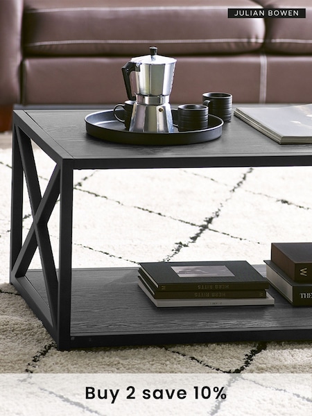 Julian Bowen Black Ash Lima Coffee Table (Q90385) | £210