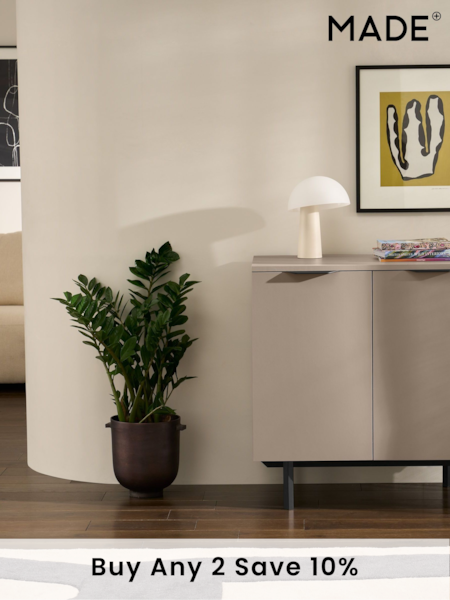 MADE.COM Cream Damien Small Sideboard (Q90850) | £174