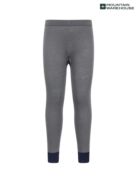 Mountain Warehouse Grey Kids Merino II Thermal Joggers (Q90932) | £22
