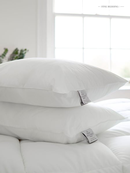 The Fine Bedding Company Clusterfull 100% Cotton Pillows Pair (Q91655) | £30