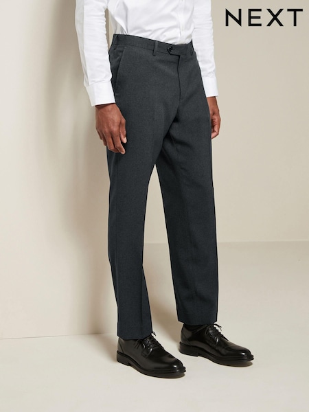 Charcoal Grey Slim Fit Essential Suit Trousers (Q92128) | £30